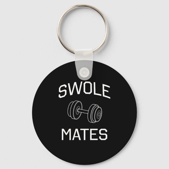 Swole Mates Keychain (Front)