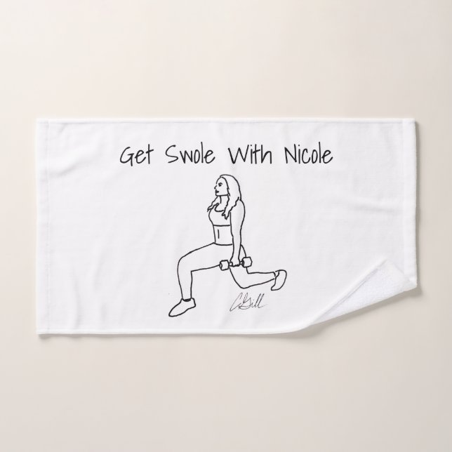 Swole Sweat Towel (Hand Towel)