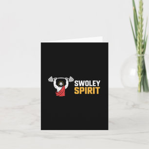 Swoley Spirit Bodybuilding Workout Faith --  Card