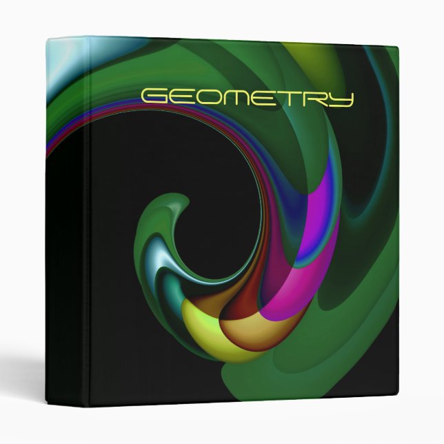 Swoop Fine Fractal Art Binder (Front/Spine)