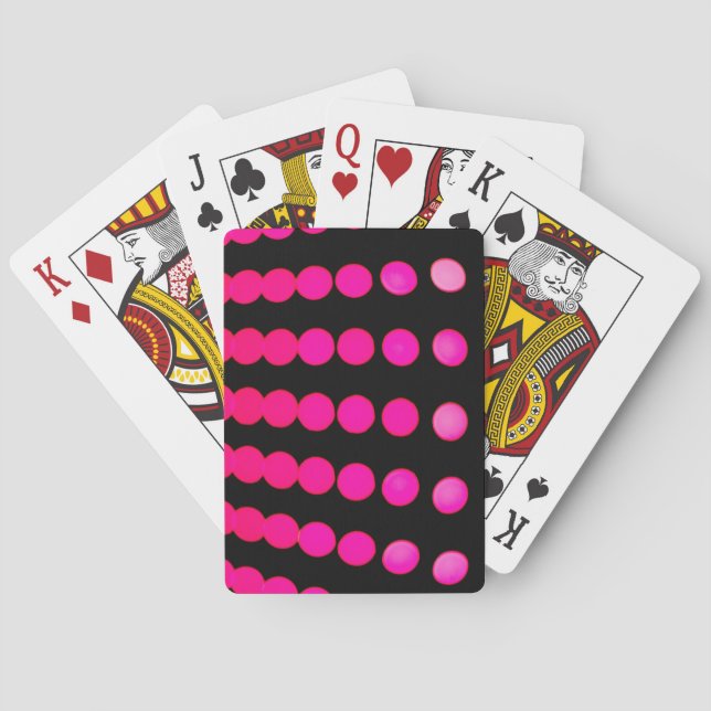 swooped dots playing cards (Back)