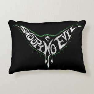 Swooping Evil Creature Graphic Accent Pillow