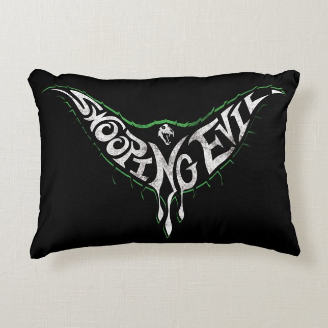 Swooping Evil Creature Graphic Accent Pillow (Front)
