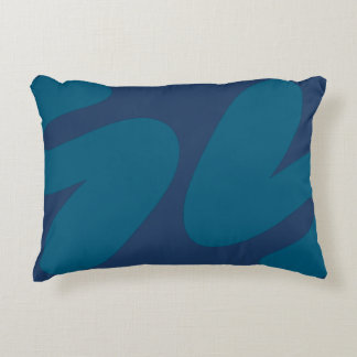 Swoosh Art Abstract  Accent Pillow