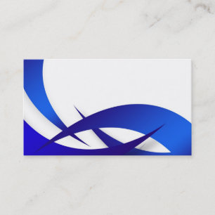 swooshy layout business card