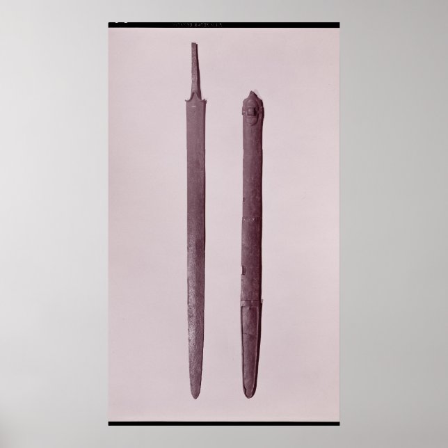 Sword and Scabbard Poster (Front)