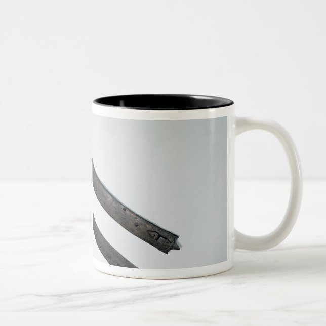 Sword and sheath, from La Tene, Switzerland Two-Tone Coffee Mug (Right)