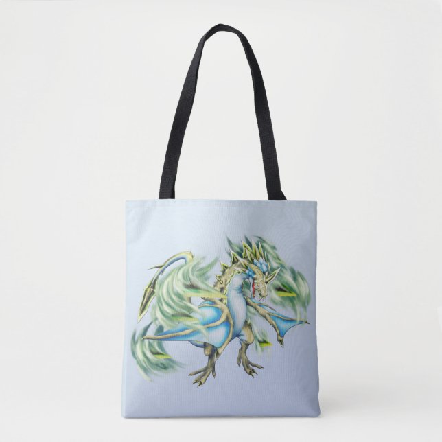 Sword dragon tote bag (Front)