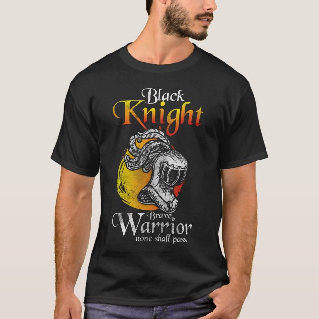 Sword Knightly Order Chivalry Horse boy T-Shirt (Front)
