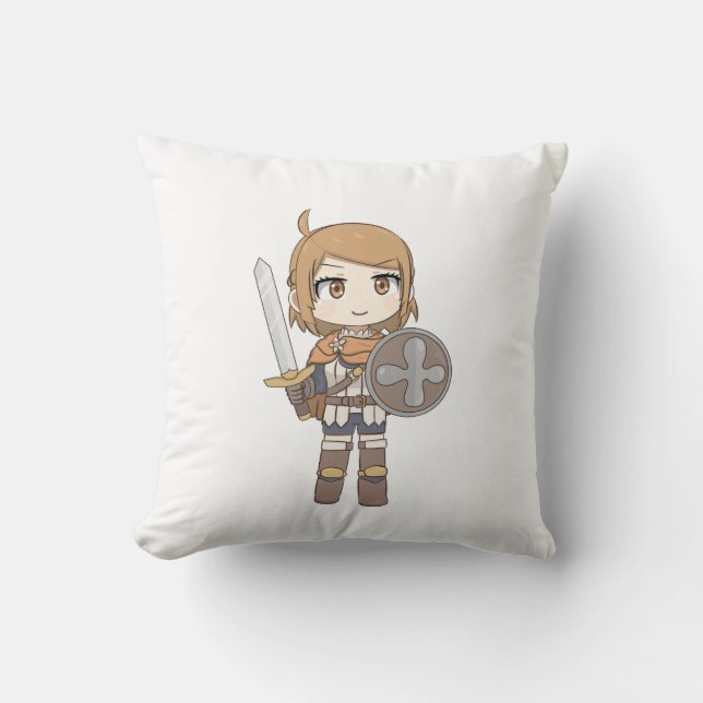 Sword of Convallaria - Maitha Throw Pillow (Front)