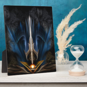 Sword OF Light Fractal Art Plaque