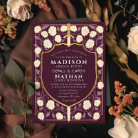 Sword & Shield Medieval Fantasy Monogram Wedding 