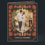 Sword & Shield Medieval Fantasy Monogram Wedding Thank You Card<br><div class="desc">Invite your wedding guests with this Royal Sword & Shield Medieval Fantasy Monogram design. This design is perfect for couples seeking a regal yet modern medieval fantasy aesthetic. Personalize the text, font, and colours to suit your design preferences. Matching Items in our shop for a complete party theme. Design is...</div>