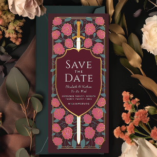 Sword & Shield Medieval Fantasy Save the Date Invitation