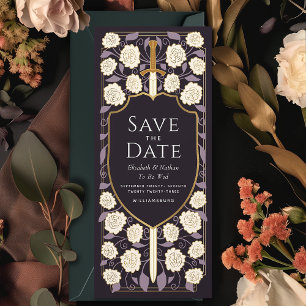 Sword & Shield Medieval Fantasy Save the Date Invitation