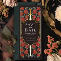 Sword & Shield Medieval Fantasy Save the Date