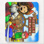 SwordfightingArt Mouse Pad<br><div class="desc">A mouse pad for the Puzzle Pirate in your life.</div>
