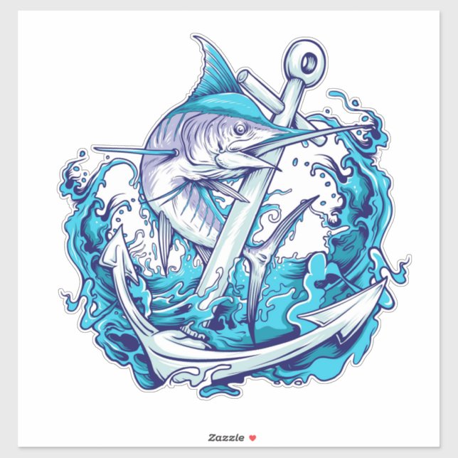 Swordfish and Anchor  (Sheet)