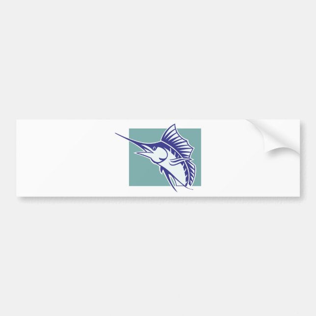 SWORDFISH BUMPER STICKER (Front)