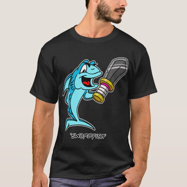 Swordfish Character T-Shirt (Front)