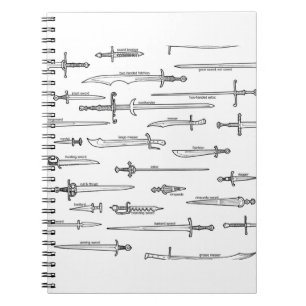 Swords and Medieval Weapons Notebook