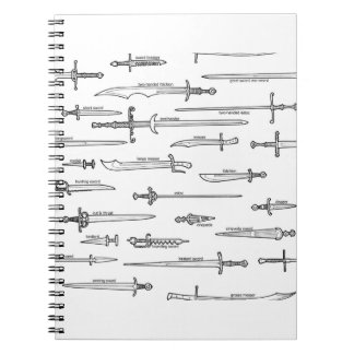 Swords and Medieval Weapons Notebook