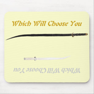 Swords of Legend: Which Will Choose You? Mouse Pad
