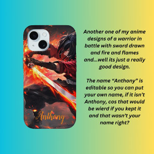 Swordsman iPhone 15 case