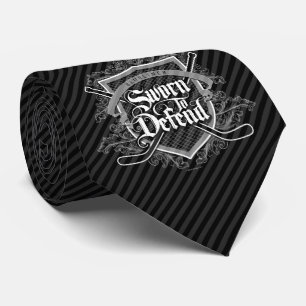 Sworn To Defend (Hockey Defenseman) Tie