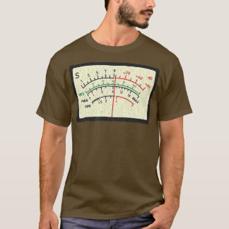 SWR Metre Amateur Ham Radio Distressed Design T-Shirt