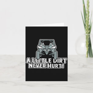 Sxs utv riding mudding little dirt hurt adventure card