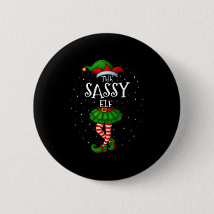 Sy Elf Matching Family Women Girls Christmas Party 2 Inch Round Button