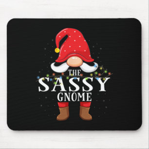 Sy Gnome Matching Christmas Family Pajama Mouse Pad