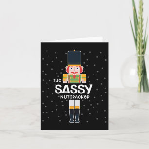 Sy Nutcracker Family Matching Funny Gift Pajama Card