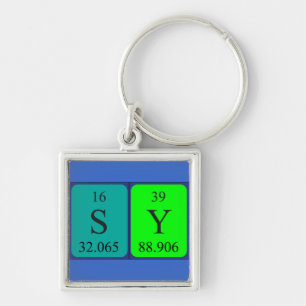 Sy periodic table name keyring 2