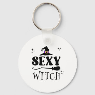 Sy Retro Witch Halloween Matching Group Spooky Keychain