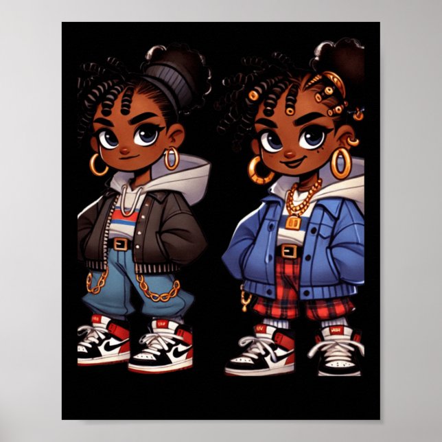 Sy Sisters Twin Vibes Sticker  Poster (Front)