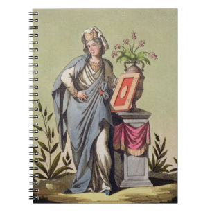 Sybil of Cumae, No. 16 from 'Antique Rome', engrav Notebook