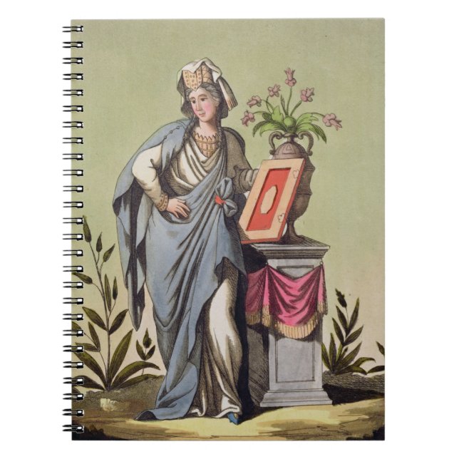 Sybil of Cumae, No. 16 from 'Antique Rome', engrav Notebook (Front)