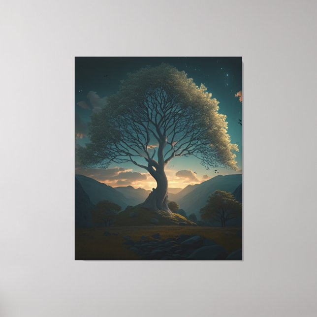 sycamore gap canvas print (Front)