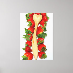 sycamore heart spoon wrapped canvas