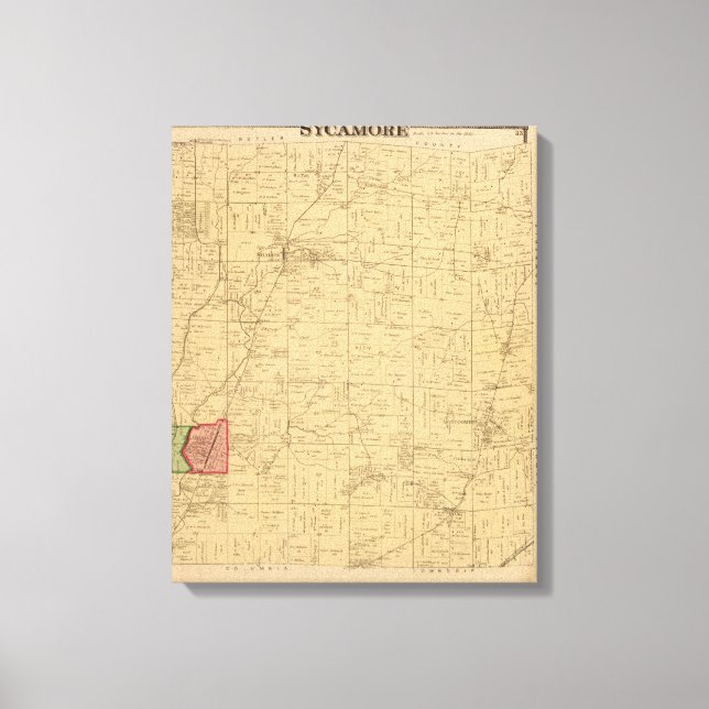 Sycamore, Ohio Canvas Print (Front)