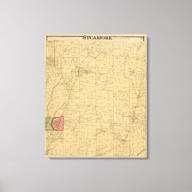 Sycamore, Ohio Canvas Print (Front)