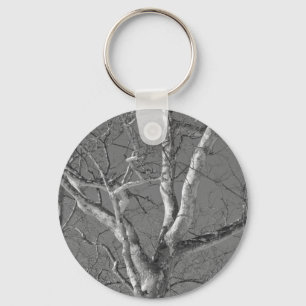 Sycamore Tree Against Winter Sky Items Keychain