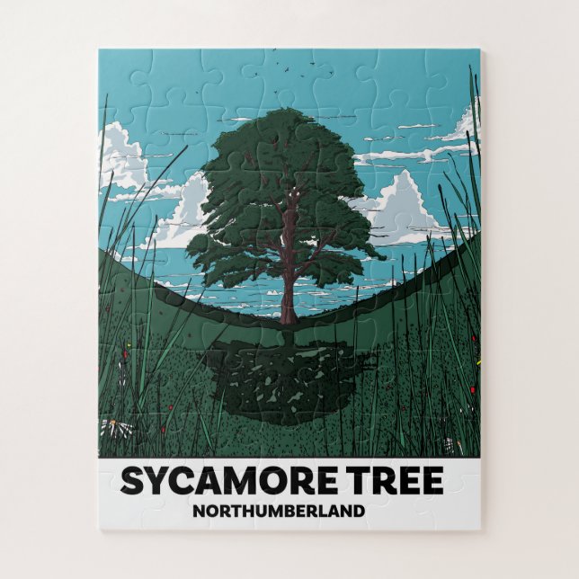 Sycamore Tree Gap Jigsaw Puzzle (Vertical)