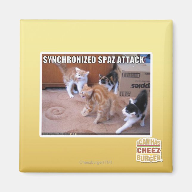 Sychronized Spaz Attack Magnet (Front)