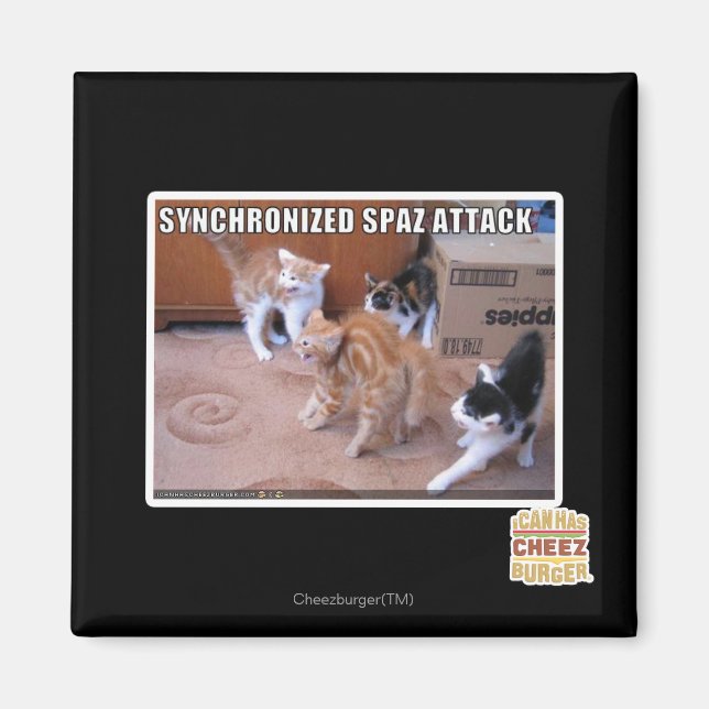 Sychronized Spaz Attack Magnet (Front)