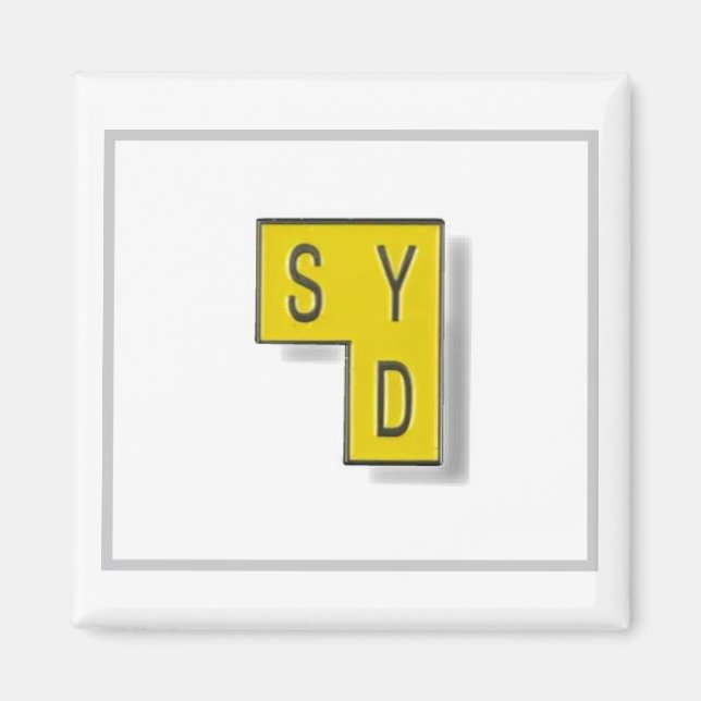 SYD fridge magnet (Front)