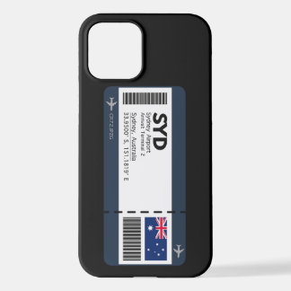 SYD Sydney Boarding Pass - Australia Ticket iPhone 12 Case