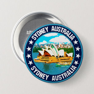 Sydney                                             3 inch round button